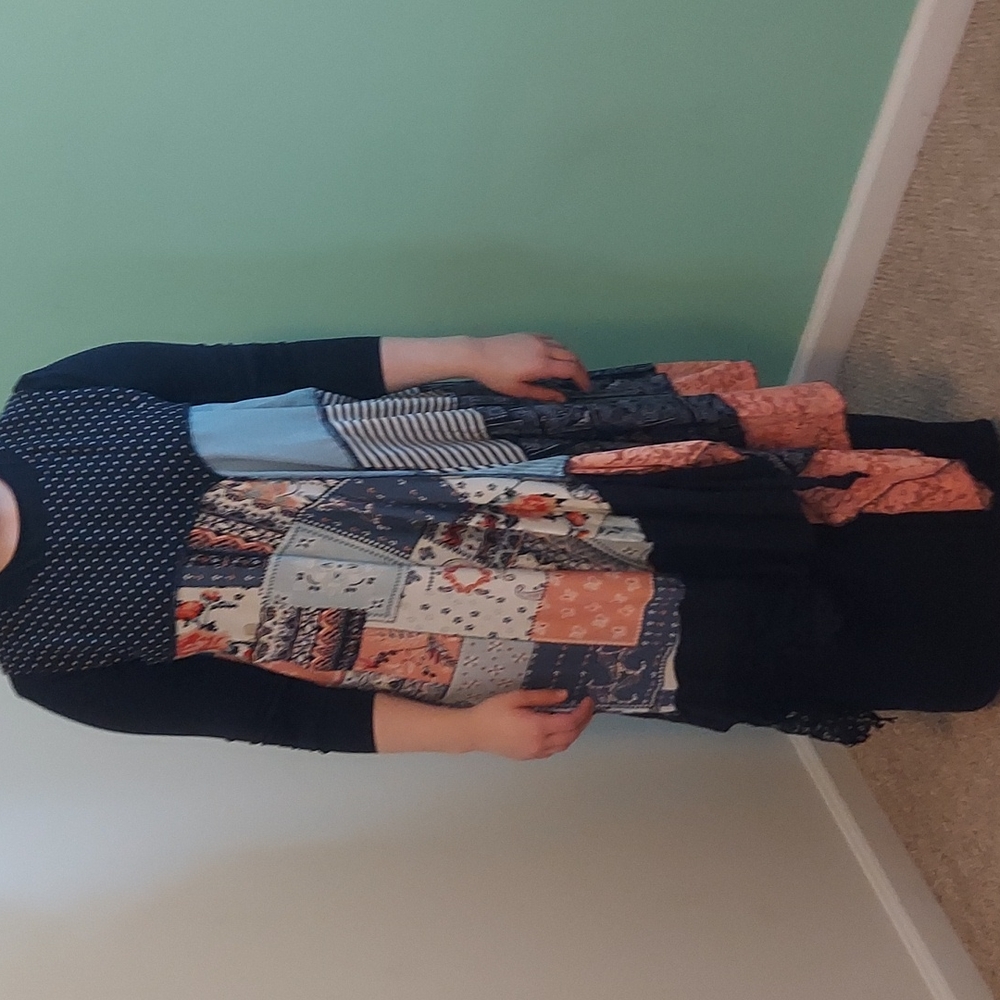 Mixed media dress